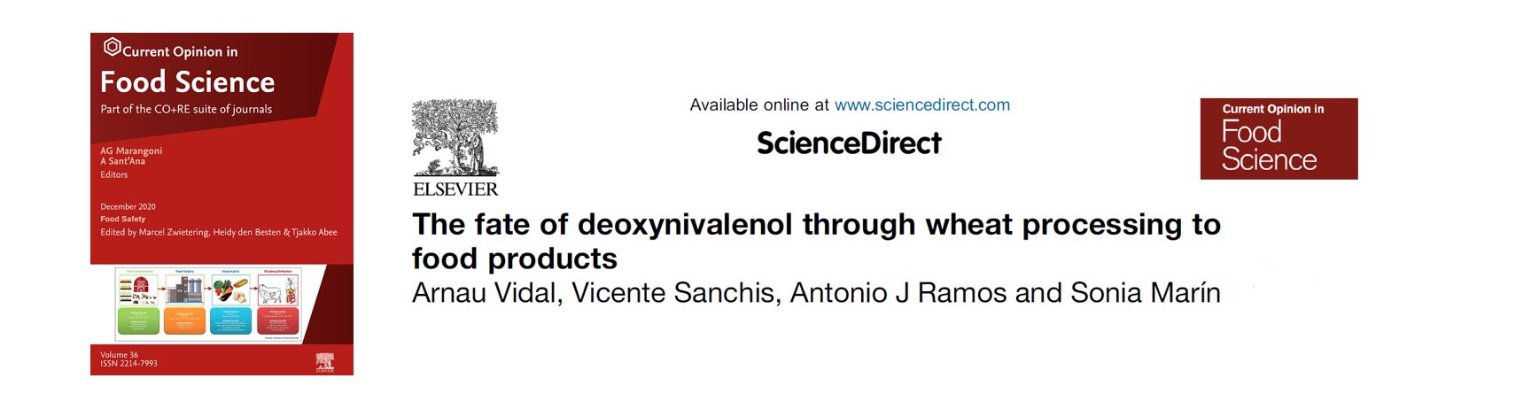 Portada The fate of deoxynivalenol through wheat processing to food products.
